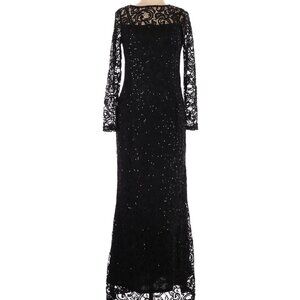 Nordstrom Black Sequin Shiny Cocktail Dress